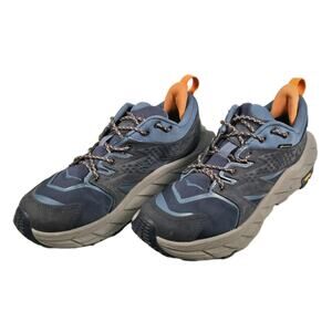 Hoka One One Anacapa Low GTX Shoes Men's Size 7D Blue Gore-Tex Trail Hiking